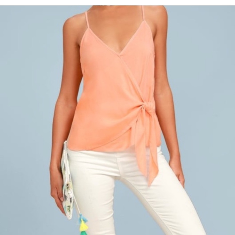 Lulu's wrap around blouse